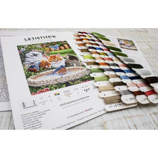 Letistitch Splashing Up Some Fun Counted Cross Stitch Kit